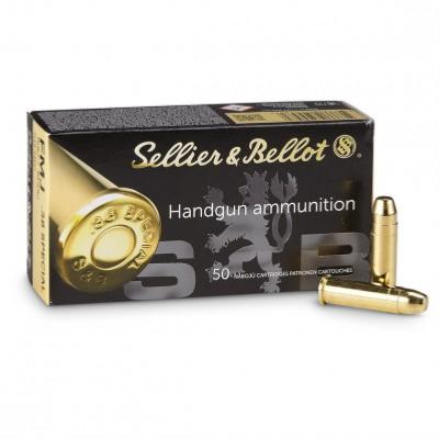 SELLIER & BELLOT - MUNITION - CAT B - 38 SPECIAL - 158 GR - FMJ - 3089 - X50