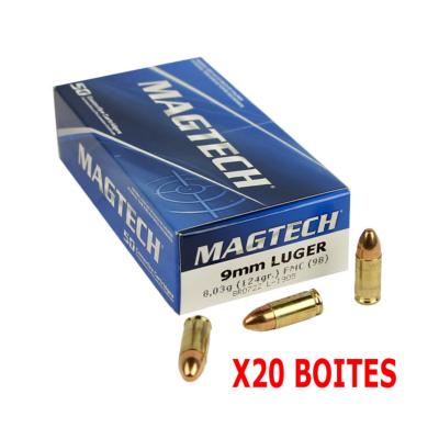 MAGTECH - MUNITION - CAT B - 9MM- 124 GR - 8 G - FMJ - 770647 - X1000