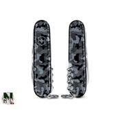 VICTORINOX - COUTEAU SUISSE - HUNTSMAN - CAMO NAVY - 16 FONCTIONS - 1.3713.942