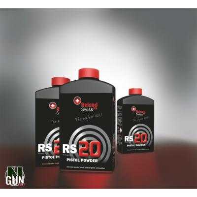 RELOAD SWISS - POUDRE - RS20 - PISTOL POWDER - BIDON 500 GR - RS20051620