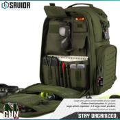 SAVIOR - HOUSSE - SAC A DOS - 3 ARMES DE POING - OD GREEN - BP-3IN1-COMPACT-OG*