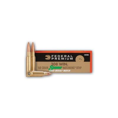 FEDERAL - MUNITION - CAT C - 308WIN - 168GR - SIERRA MATCH GOLD - 62200347 - X20