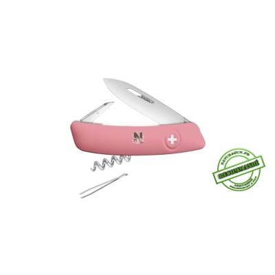 SWIZA - COUTEAU SUISSE - MADE IN SWISS - 6 FONCTIONS - ROSE - LINER L. - ZD01PK*