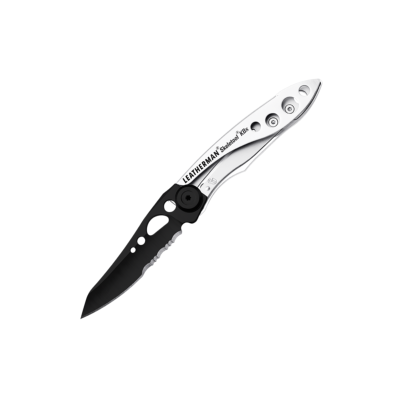 LEATHERMAN - COUTEAU PLIANT - SKELETOOL KBX - BLACK & SILVER - 832619