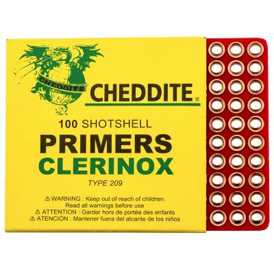 CHEDDITE - AMORCES - CAT D - TYPE 209 - CX2000 - CLERINOX - MF1010 - X100