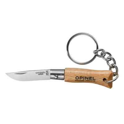 OPINEL - COUTEAU PLIANT - N°02 - BOIS - INOX - PORTE CLEF - 950