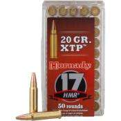 HORNADY - MUNITION - CAT C - 17 HMR - 20GR - XTP - 83172 - 773621 - X50