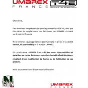 UMAREX - BILLES - CAOUTCHOUC - ENTRAINEMENT - .43 - T4E - RB43 - 2.4703 - X500