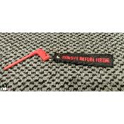 NATURAGUN® - TEMOIN - CHAMBRE VIDE - ROUGE - REMOVE BEFORE FIRING - A57590 - X1