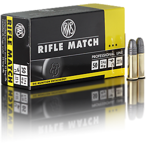 RWS - MUNITION - CAT C - RIFLE MATCH - 22LR - 2134225 - X50