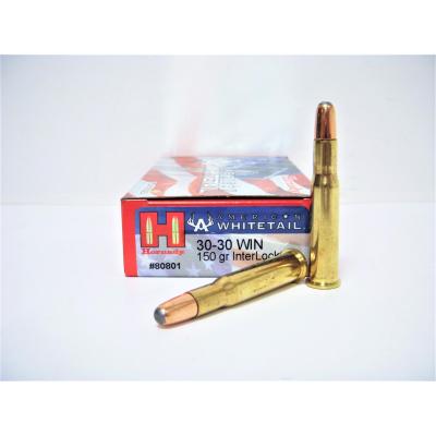 HORNADY - MUNITION - CAT C - 30x30 WIN - 150GR - INTERLOCK - 773519 - X20