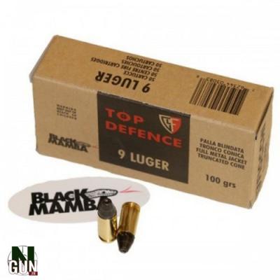 FIOCCHI - MUNITION - CAT B - 9MM- BL. MAMBA - 100GR - FMJTC - FI70941200 - X50