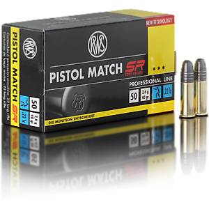 RWS - MUNITION - CAT C - PISTOL MATCH SR - 22LR - 2317799 - X500