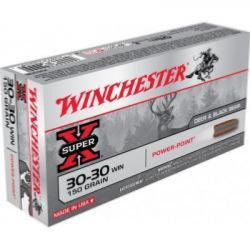 WINCHESTER - MUNITION - CAT C - 30X30 - 150GR - SUPER X - PO. PT - CX30306 - X20